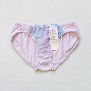 US-S Authentic SANRIO Little Twin Stars Japanese Embroidery Nylon Panties NWT